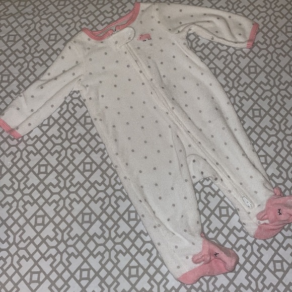 Pretty in Pinks Baby Girl Infant Comfy Bundle Sleeper PJ and Onesies, 3 Months - Picture 2 of 7